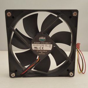 COOLER MASTER 12V 0.16A Case Fan Black A12025-12CB-3BN-F1 | DF1202512SELN CF